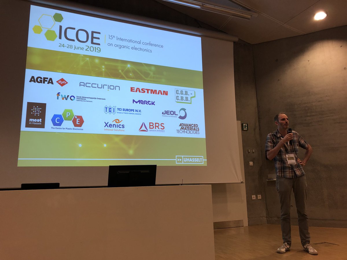 ICOE2019's tweet photo. It’s the end of conference. Thank you to our sponsors, to the fabulous crew from @uhasselt led by #VivianeMebis, and of course all the presenters and attendees at #ICOE2019. It has been a fantastic week of science, discussions and conviviality. See you soon at #ICOE2020 https://t.co/dRZEmbyS42