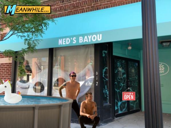 Cheekyoziechick's tweet photo. Get down to #nedsbayou *NOW* #HaveFun! #TwentyOnePilots #Chlorine #WhoKnew #PoolSupplies #FilmClip #2DaysOnly https://t.co/aWZzAKE9er
