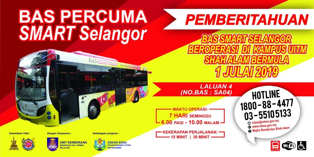 Laluan Bas Smart Selangor Shah Alam - omscry