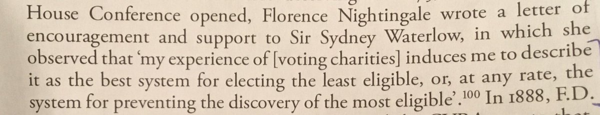 Or, as Florence Nightingale put it, it was "The best system for choosing the least eligible."(And one has to assume she did some sort of Victorian mic drop after deploying this particular burn ): (9/)