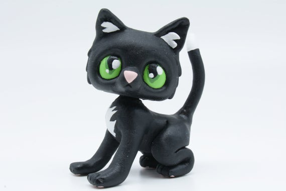 Warrior Cat Ravenpaw Inspired Custom Lps Custom Warrior Cat 