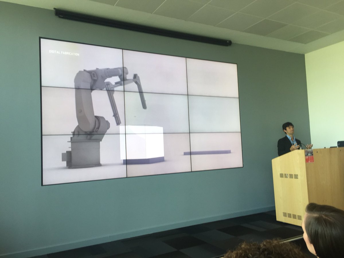 alicianahmad's tweet photo. Cesar presenting the future of living #Nahmadbhooshanstudio from @AADRLab at the finals #2019DesignChallenge @MOBIEhome Let’s build it!! https://t.co/sI9F5bPO3W
