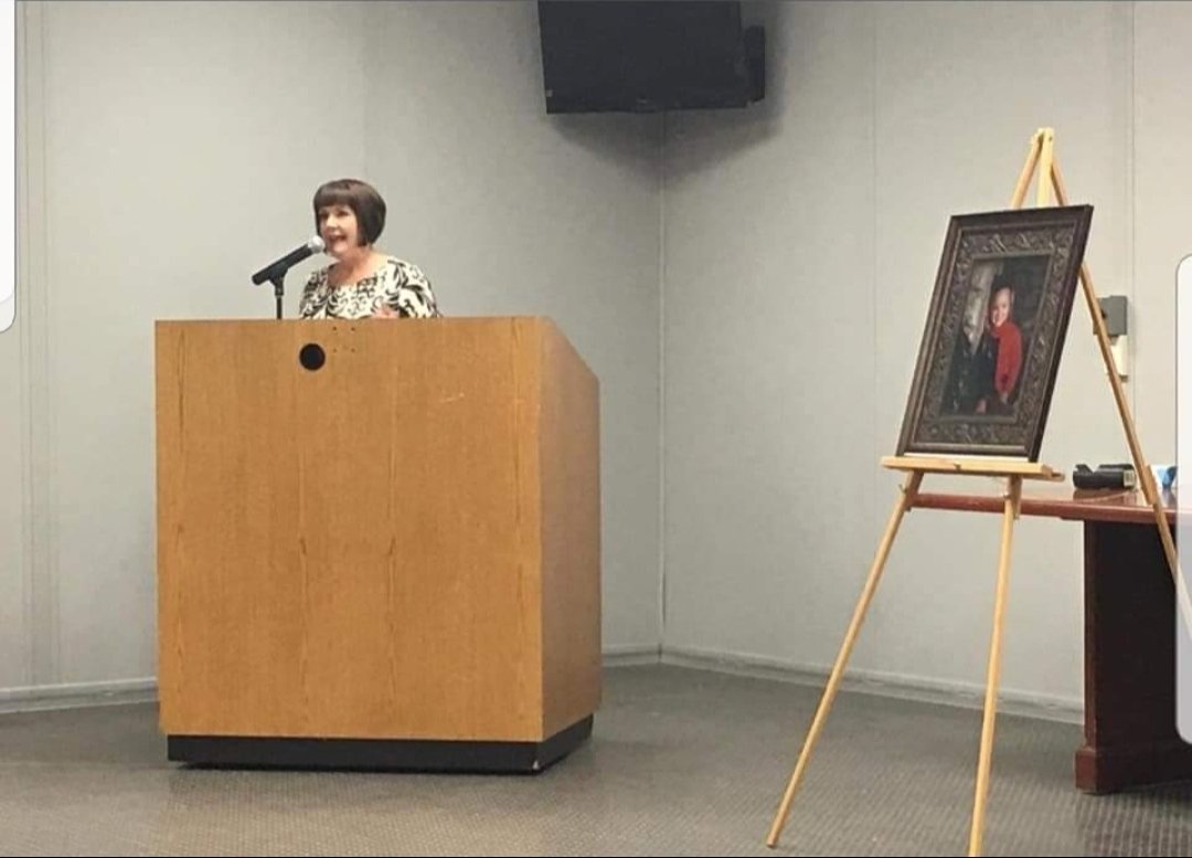 hkbarney69's tweet photo. Sharing my story with 5th LRS at Minot AFB. HUGE crowd. I'm ready to get back to work. #dvadvocate #mirandastrong #breakthesilence https://t.co/92G6vcibvT