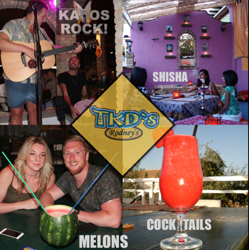 Great cocktails, awesome live music, shisha, Power-Pints, fantastic service and of course, we're home of the famous melon. Free entry, above future. Check out our Facebook page to see the melon.... facebook.com/TKDSRODNEYSKAV…