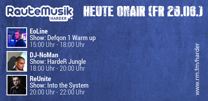 HardeR_RM's tweet photo. Dieses Wochenende findet wieder die alljährliche #Defqon1 statt. Dazu bieten wir dir das passende WarmUp.
Heute mit EoLine, DJ-NoMan &amp; ReUnite
#hardstyle #rawstyle #music #Musik #webradio #Radio #DjShow #rautemusik #harder https://t.co/QenI68lTFa