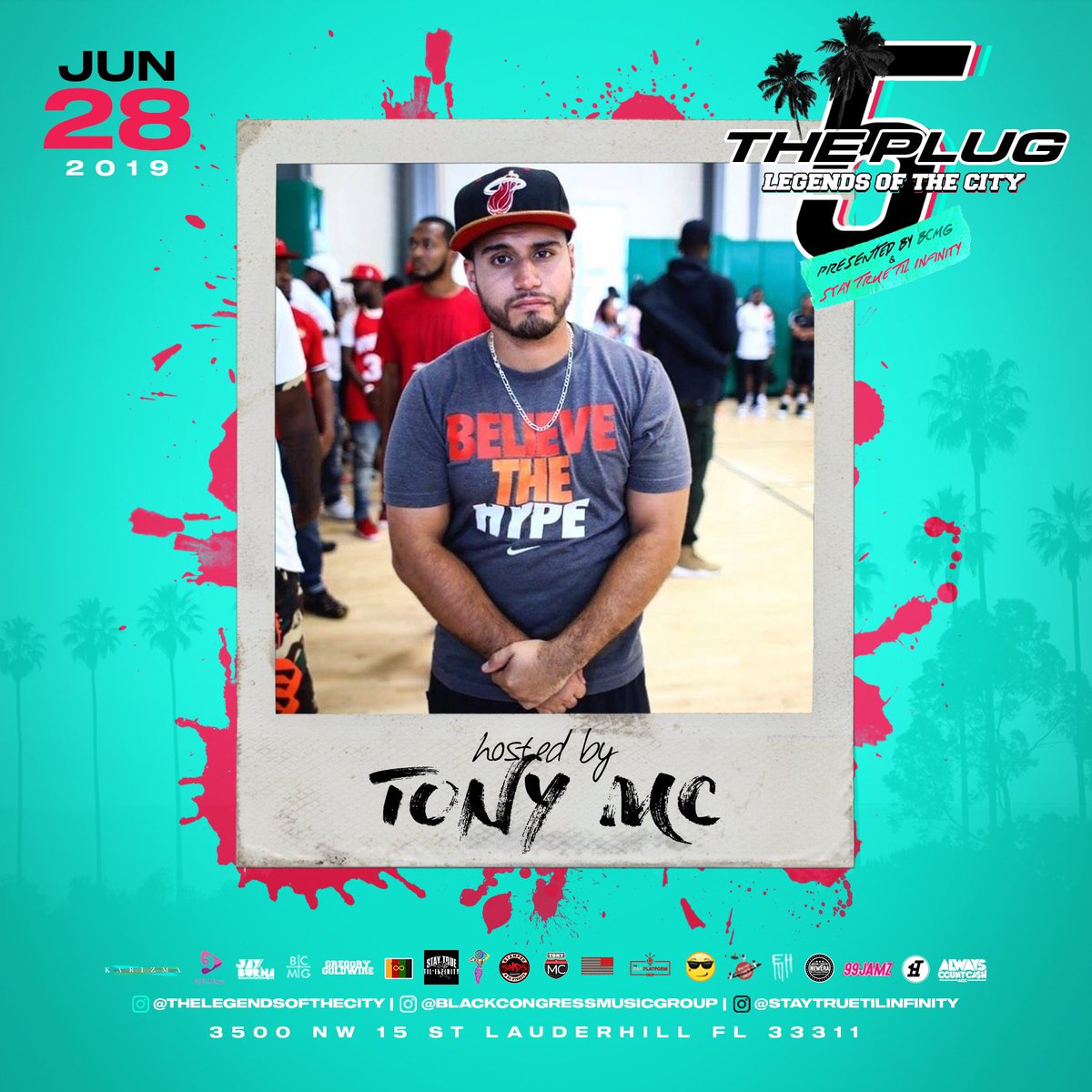 _tonyMC's tweet photo. TONIGHT! #ThePlug5 #LegendsOfTheCity hosted by me, @LovelyModelAna and @senorleak!
Donβt sleep! Cop your tickets here: https://t.co/k6nWtiW0W6 https://t.co/SzqxhJLct1