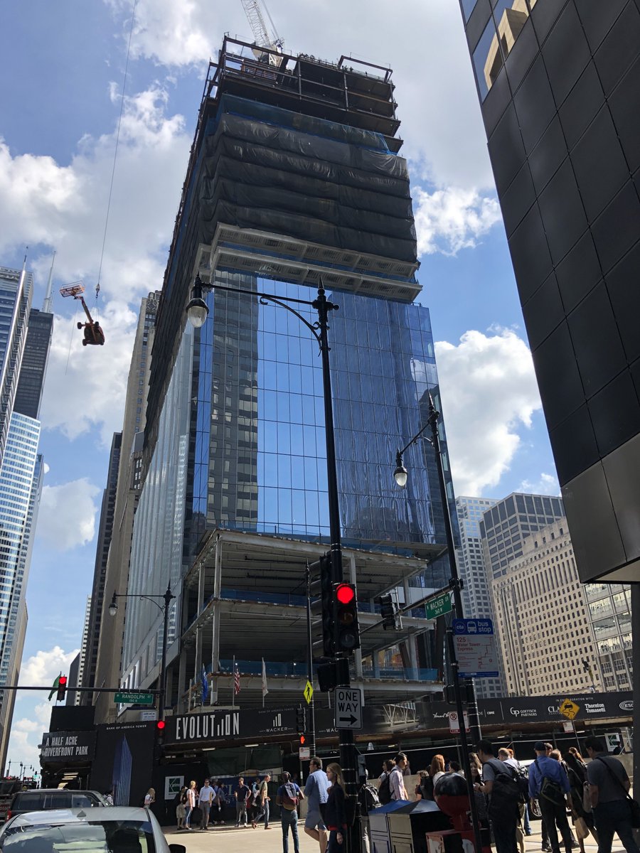 paultoddlambert's tweet photo. 20+ floors and climbing!
Can’t wait for the doors to open at #110NWacker next year. #BofATower #Legacy https://t.co/7Q40IyqSiy
