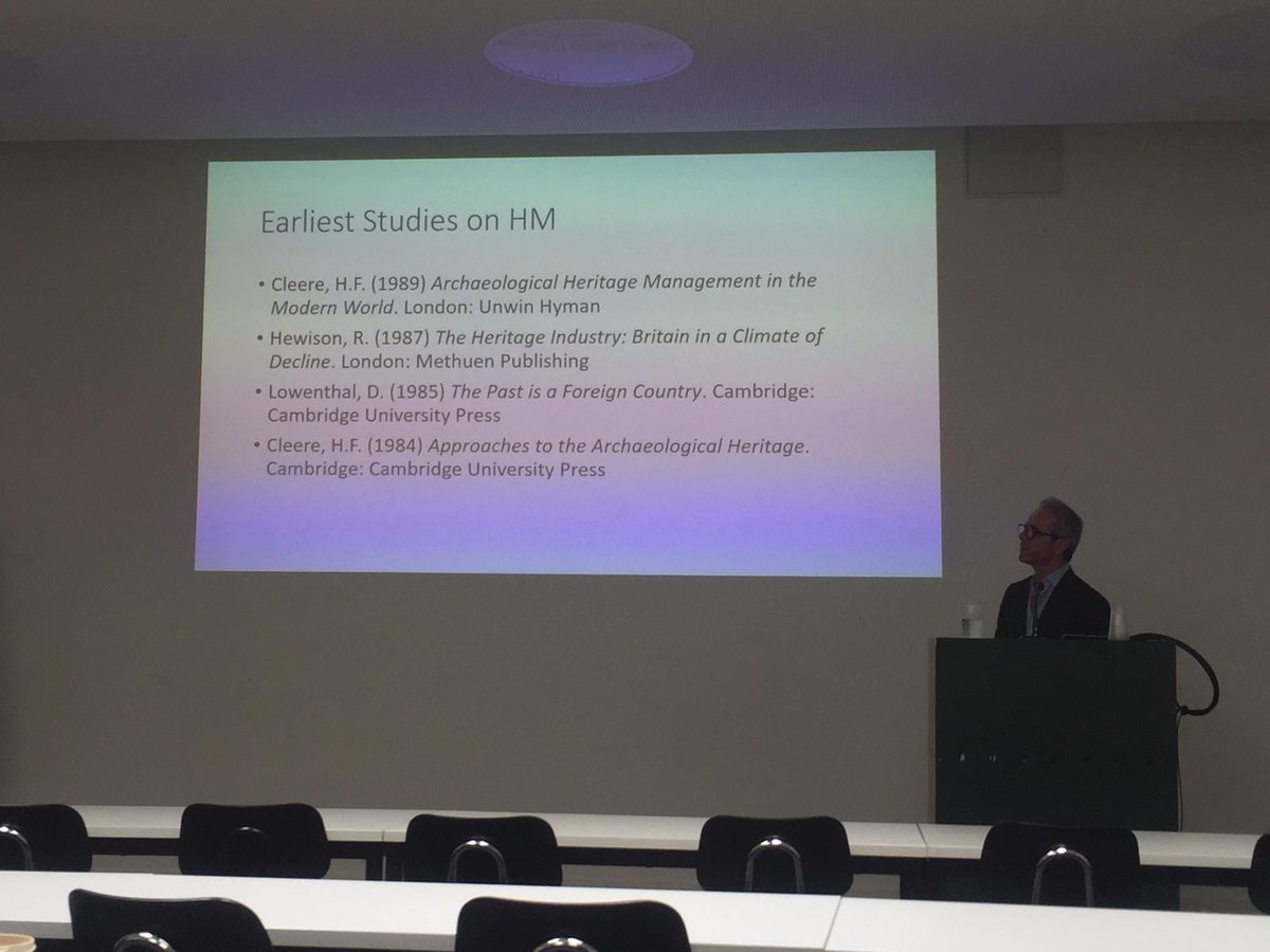 6_horizons's tweet photo. The second part of Session 7 starts with a talk by Dinc Sarac about the current state of heritage studies in Turkish academia #bh6berlin https://t.co/crPWi7tD73