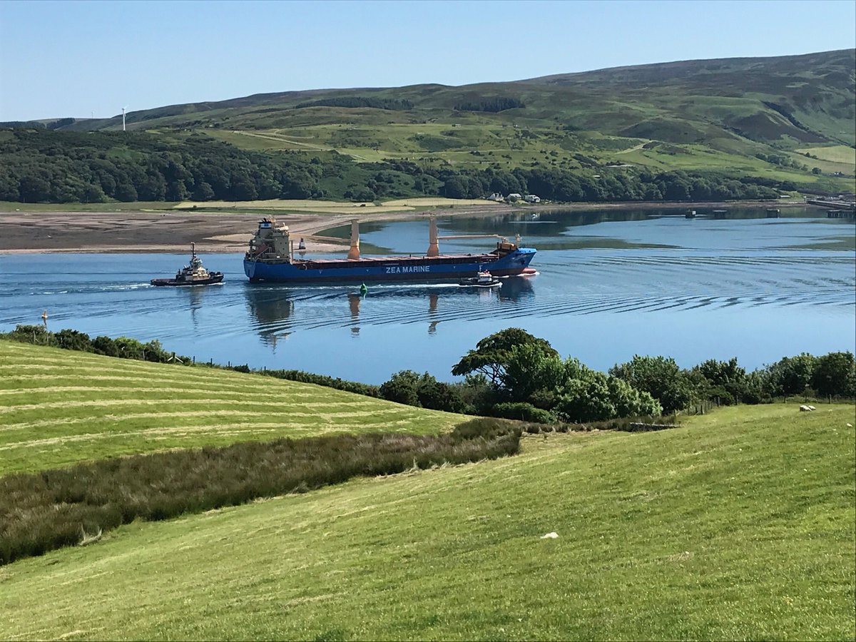 CS Wind UK (@cswinduk) on Twitter photo Stunning Kintyre , the Zea Servant arriving into Campbeltown this morning to collect more towers made right here #offshoresupplychain #hornsea <a href="/BluewaterShip/">Bluewater Shipping</a> <a href="/SiemensGamesa/">Siemens Gamesa</a> #abplace2b Stunning Kintyre , the Zea Servant arriving into Campbeltown this morning to collect more towers made right here #offshoresupplychain #hornsea <a href="/BluewaterShip/">Bluewater Shipping</a> <a href="/SiemensGamesa/">Siemens Gamesa</a> #abplace2b