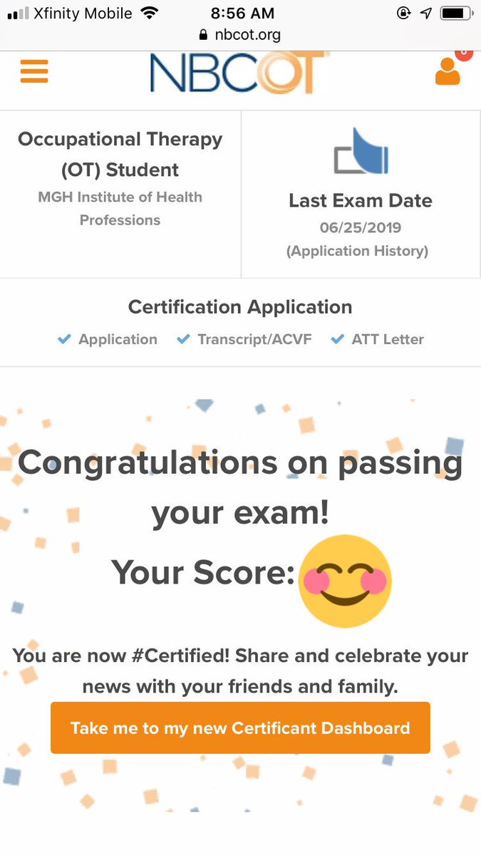 Woooooo! Passed the boards!