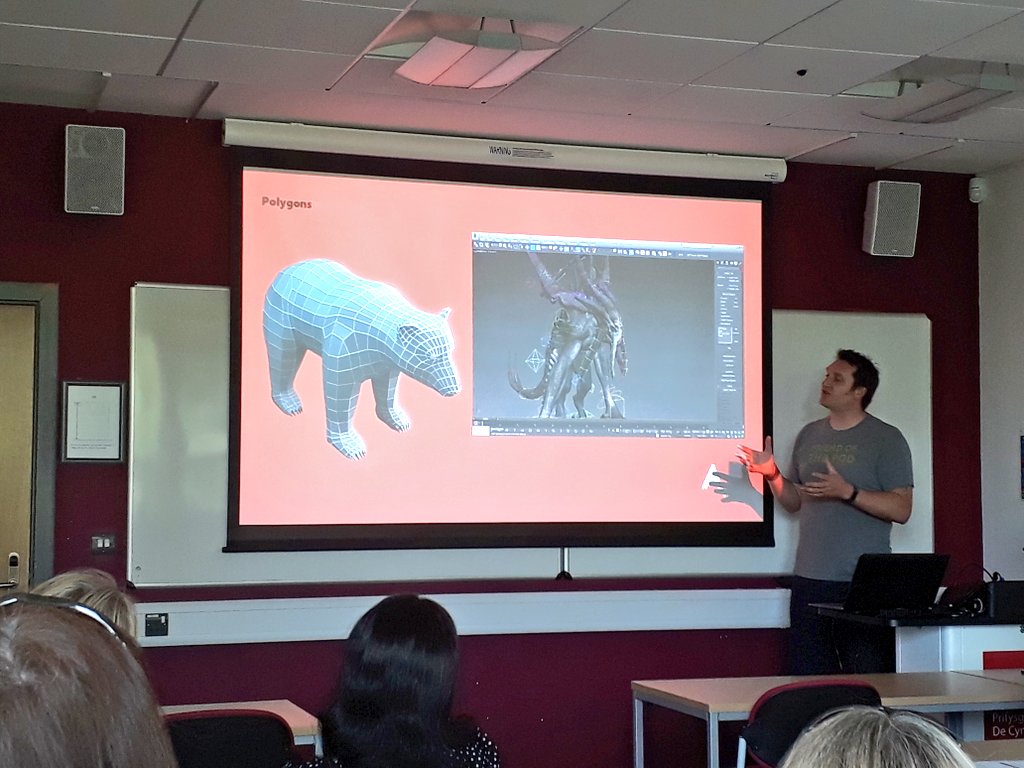USW_SCL's tweet photo. Thank you to guest speaker @TomasRawlings of @AurochDigital for a fascinating insight into maths in the games industry @usw_maths Mathematics Teachers Conference 2019 https://t.co/0oGdpR31Qu
