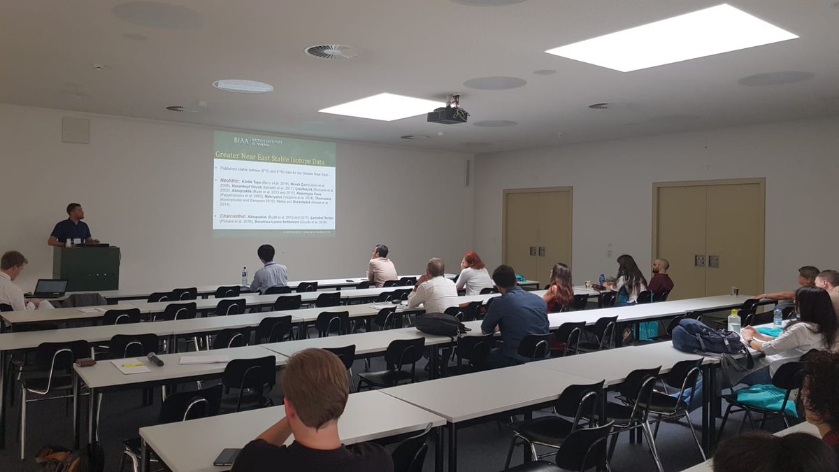 6_horizons's tweet photo. A precise isotopic survey of staple finance in the early middle Bronze Age of Greater Near East, provided by Benjamin Irvine
Session 8 of #bh6berlin https://t.co/2SWOrPMXVz