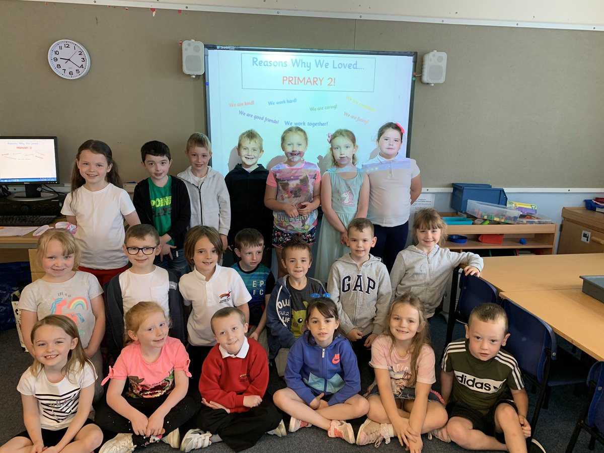 MissRhindP2's tweet photo. Have a great summer primary 2. Good luck in primary 3 when it comes. You are all superstars💫🎉 https://t.co/3uX0PfDJes