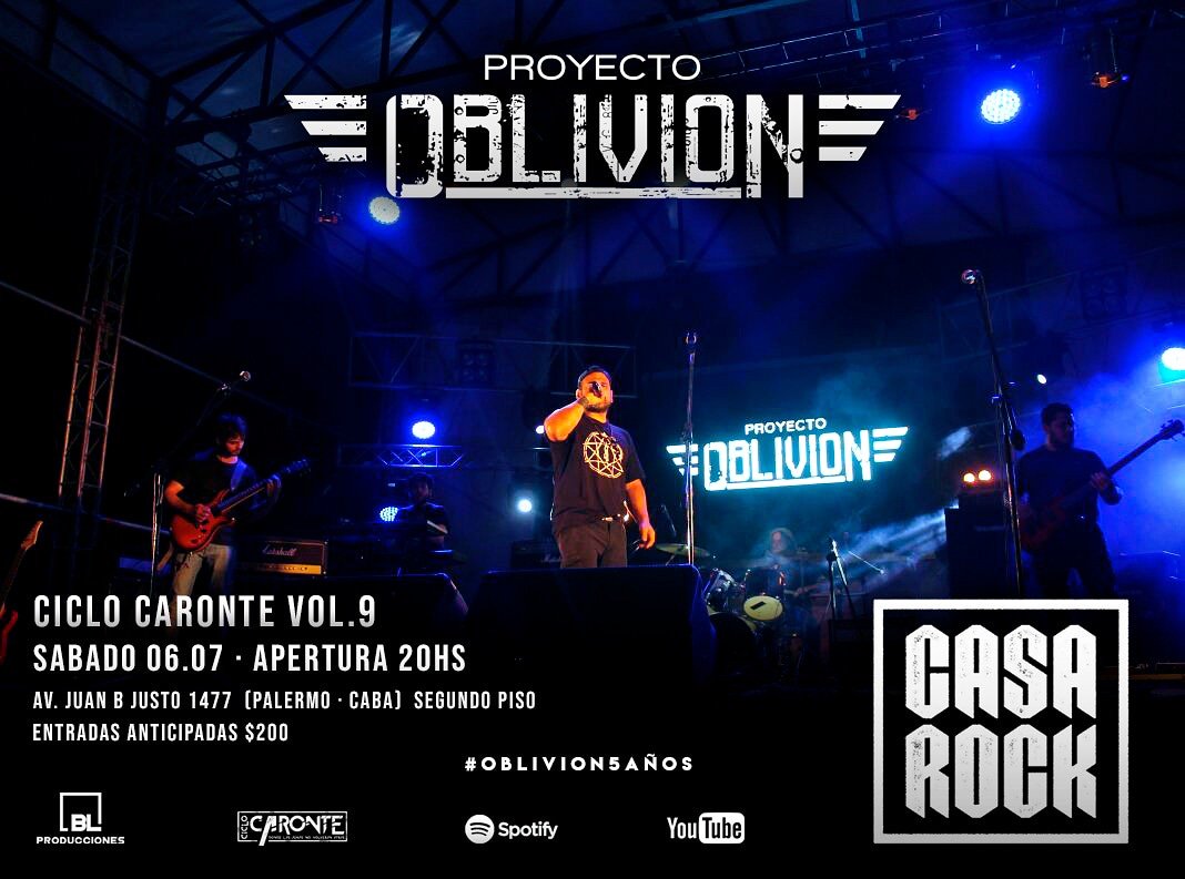 🤟Se viene el <a href="/CicloCaronte/">Ciclo Caronte</a> Vol.IX en <a href="/CasaRockPalermo/">Casa Rock Palermo</a> el 06/07!!! Podes pedir tu anticipada que te la alcazamos o pasarnos tu nombre y te anotamos en la lista!!! 

🤟 Récorda que este sábado tocamos en #Junin y el 08/07 en #CarlosCasares! Pedínos tu anticipada!

<a href="/bl_producciones/">BlProducciones</a>