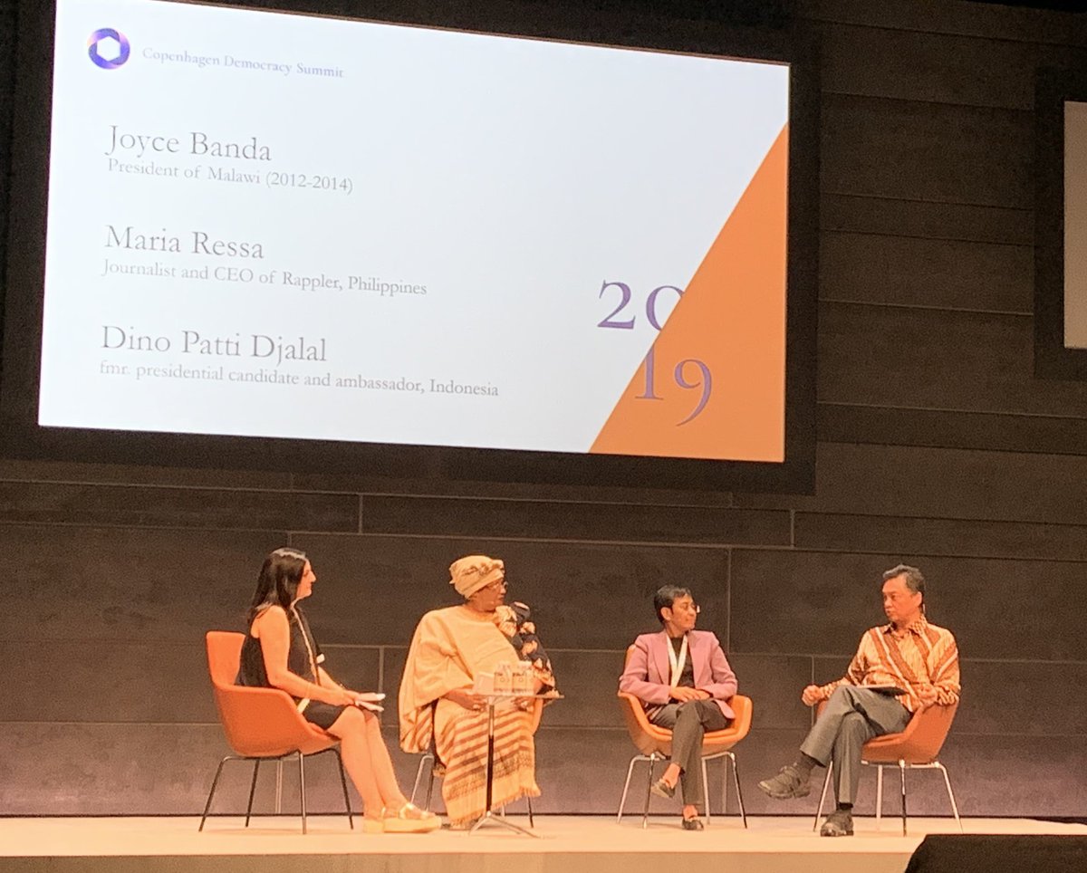 If you don’t have facts you don’t have truth. If you don’t have truth you don’t have trust. If you don’t have facts, truth and trust you don’t have democracy. 
Maria Ressa, journalist and CEO Rappler, Philippines (having to pay bail 8 times in her war for truth)
#DefendDemocracy