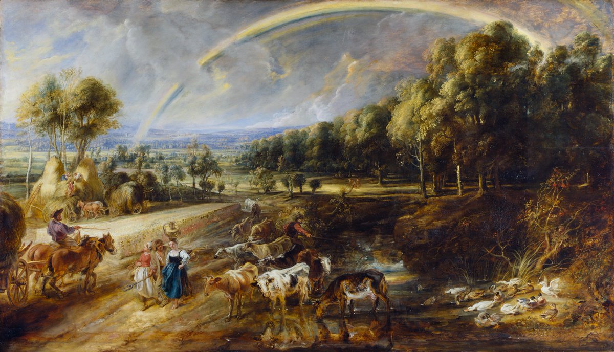 “I'm just a simple man standing alone with my old brushes, asking God for inspiration.”
.
‘The Rainbow Landscape,’ 1636
Peter Paul Rubens
The Wallace Collection, London
.
#PeterPaulRubens #WallaceCollection #HappyBirthdayRubens #BornOnThisDay #ArtistQuotes #ArtistWisdom #FineArt
