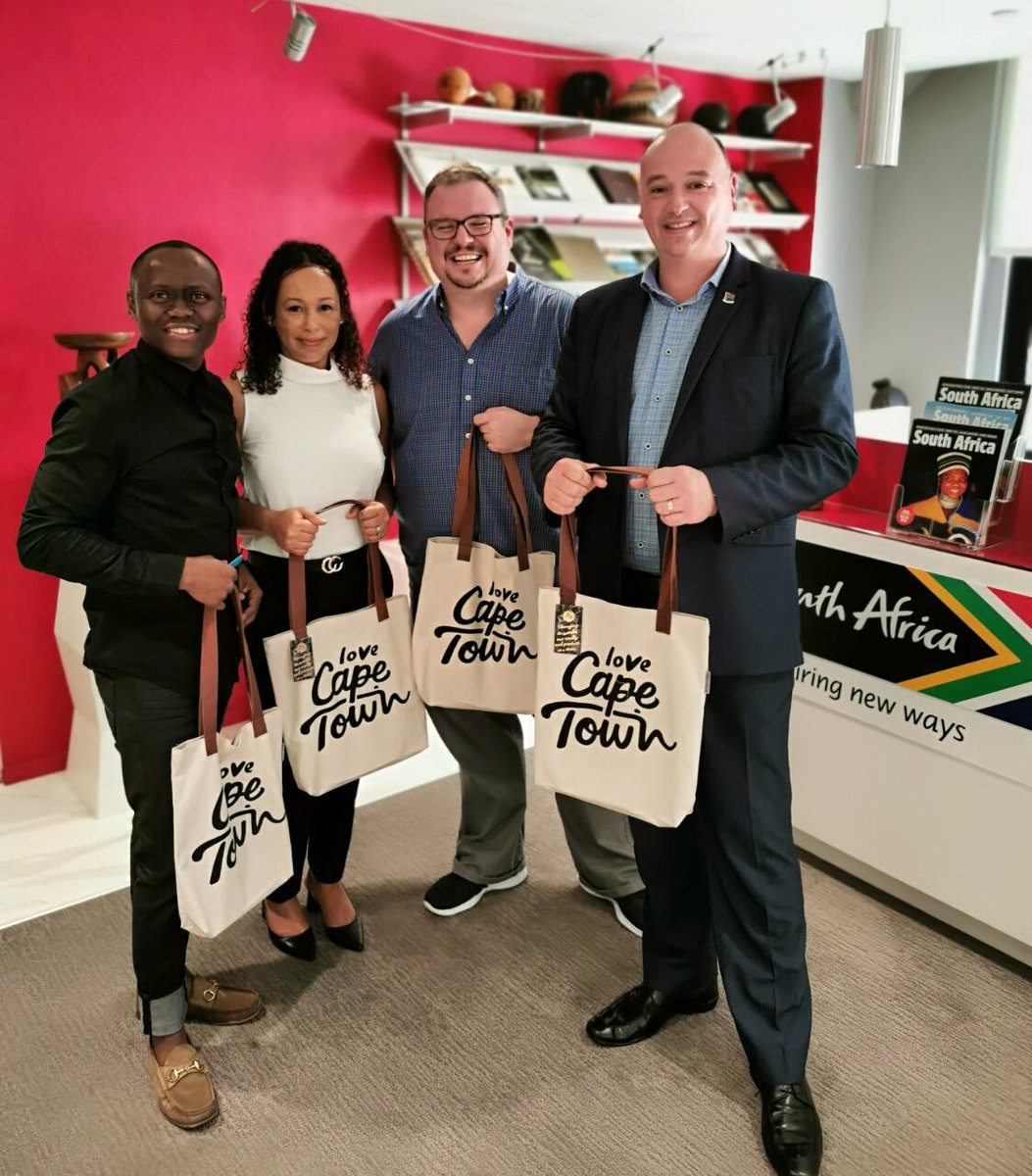 InvestCapeTown's tweet photo. Our team held very productive meetings with the SA Consulate General in NYC, SA Tourism & United Airlines to strengthen our travel and trade opportunities with New York. @united #InvestCapeTown #NextLevelTourism #EconomicOpportunities #AirAccess https://t.co/GV1Y3PJ7mL