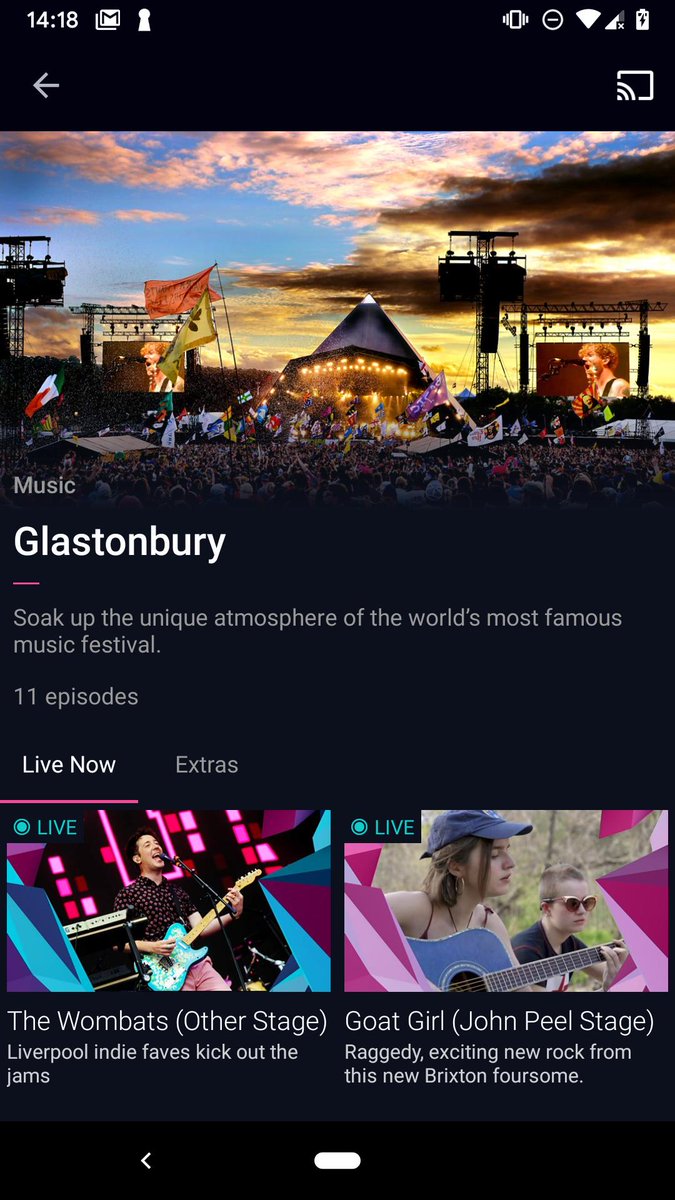 We’ve been working to improve live event coverage in <a href="/BBCiPlayer/">BBC iPlayer</a> across mobile apps, TV, and web.

Check out #Glastonbury live on #iPlayer!