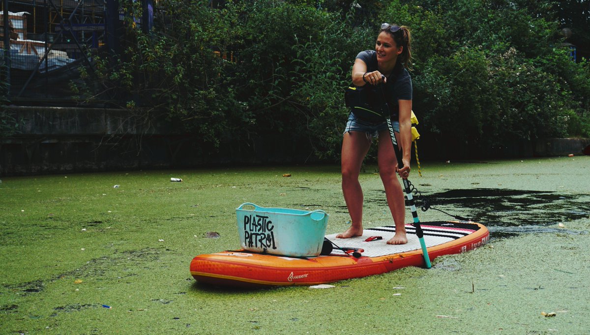 chrisccummins's tweet photo. "#plasticwaste is everywhere" in the river system and "we ignore it". With her project #PlasticPatrol, young #cancer survivor @LizzieOutside has been making extraordinary #paddleboard journeys to highlight an ecological disaster  @Plastic_Patrol https://t.co/l3scrlsN8h  @radiofm4 https://t.co/T1bNosoWzk