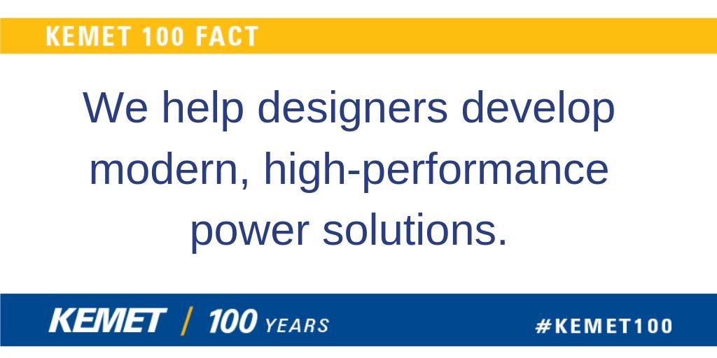 KEMETCapacitors's tweet photo. KEMET has been driven by innovation throughout our 100-year history. We love #engineering new solutions that help designers. Learn about our new line of #METCOM metal composite #power #inductors here: https://t.co/pkBkgYduuT #KEMETishere #KEMET100 https://t.co/S4Fuo9vO7L