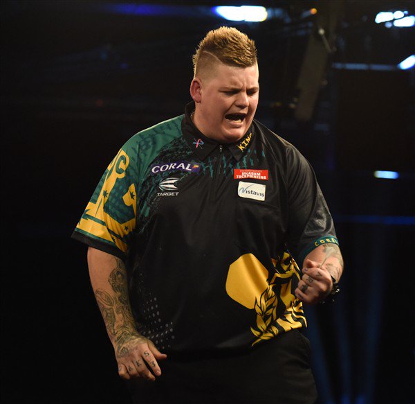 The King 👑

<a href="/KingCadby180/">Corey Cadby</a> wins 6️⃣ -0️⃣ on his Euro Tour Debut 💙❤️

Get ready for fireworks tomorrow night🎇🎆🎇🎆