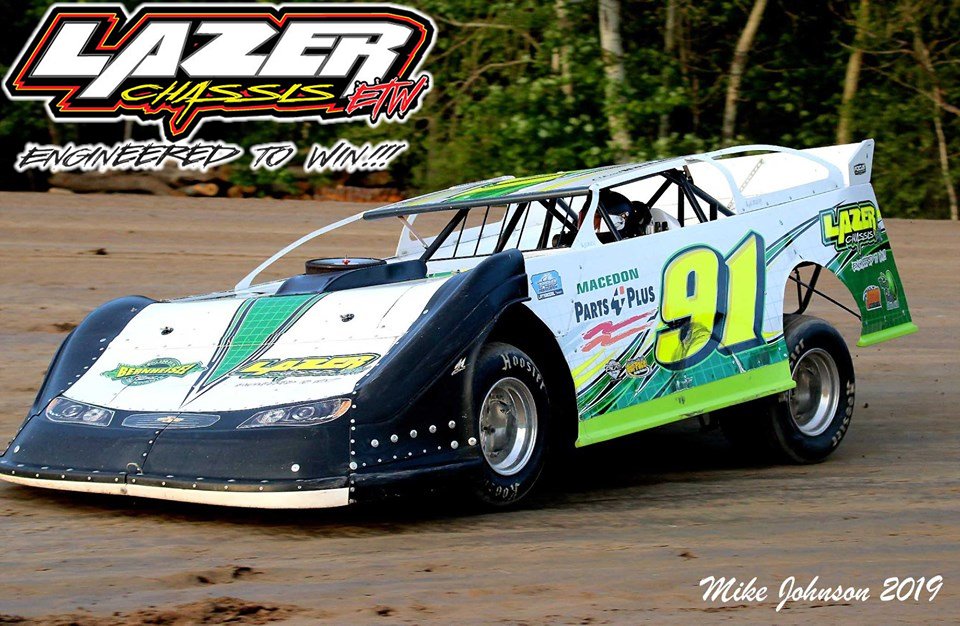 New York's Chad Homan is enjoying a banner year in his No. 91 Lazer Chassis with five victories already. To learn about the Lazer Chassis advantage and to become a member of their winning team, visit LazerChassis.com today! (Mike Johnson pic) #WinningWithQualityNotQuantity