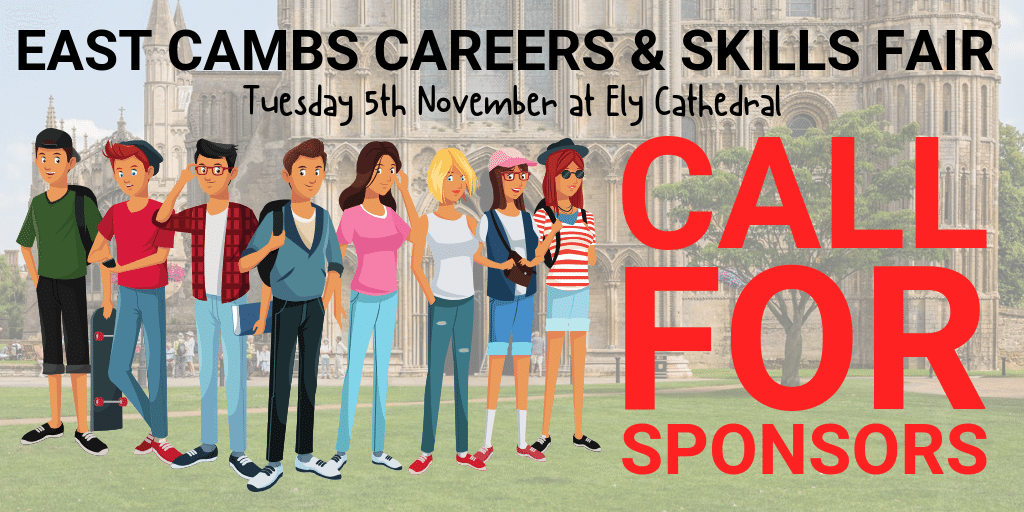 ec_skills's tweet photo. The organising is in full swing for this year's East Cambs Careers &amp; Skills Fair being held on the 5th of November at Ely Cathedral, and we are calling for interested sponsors to get in touch! https://t.co/uzueqHMzqj @UK_Skills @elisabethevery @elycollege @WitchfordVC https://t.co/7fwsYFQbg7