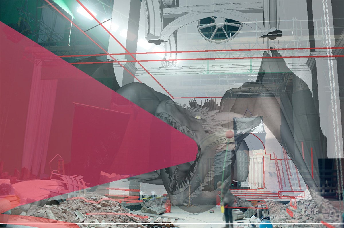 beforesmag's tweet image. This is an epic read, guys - VR set scouting, 'throne lava' and Drogon's touching moment with Daenerys: inside that #GameofThrones throne room finale, with @TheThirdFloor, @Pixomondo &amp;amp; @ScanlineVFX beforesandafters.com/2019/06/28/vr-… #makingtheshot