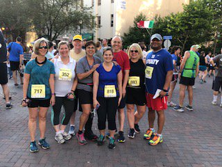 Tina's Couch to 5K program enjoyed a beautiful night last Saturday at the Suds and Soles 5K <a href="/SudsandSoles/">Suds and Soles 5K</a>