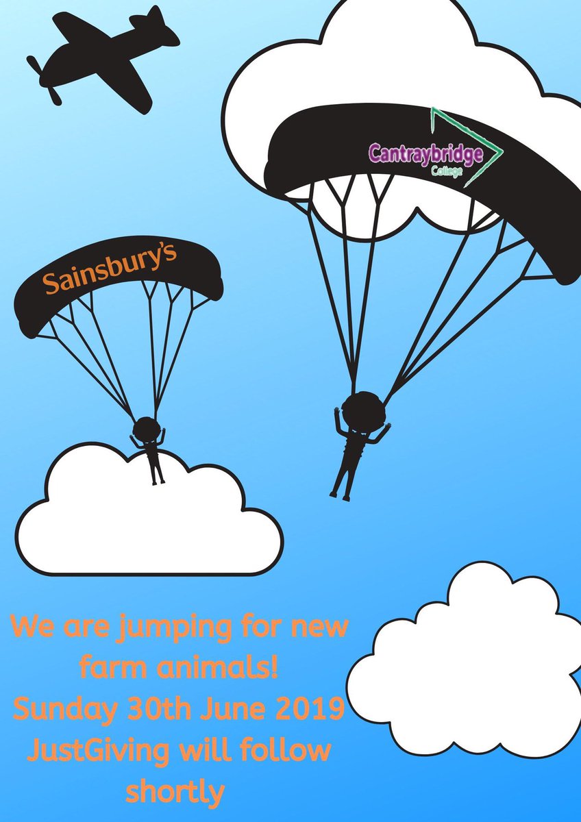 That’s us off to do our skydive on Sunday with the team from Sainsburys! Still time left to make a donation, just click the link - <a href="/justgiving/">JustGiving</a> justgiving.com/campaign/skydi…