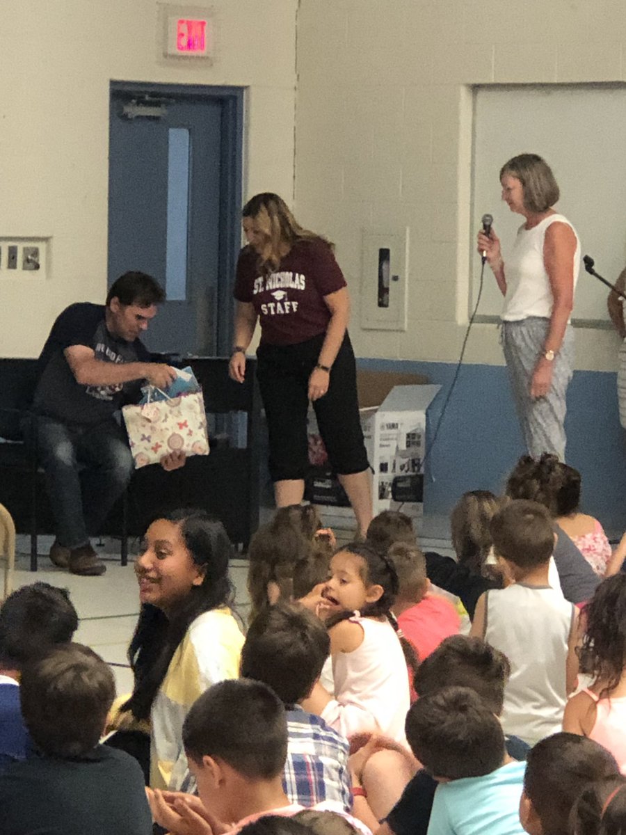 Good bye Mr. Barnett and St. Nicholas amazing staff, will greatly miss you all 👏