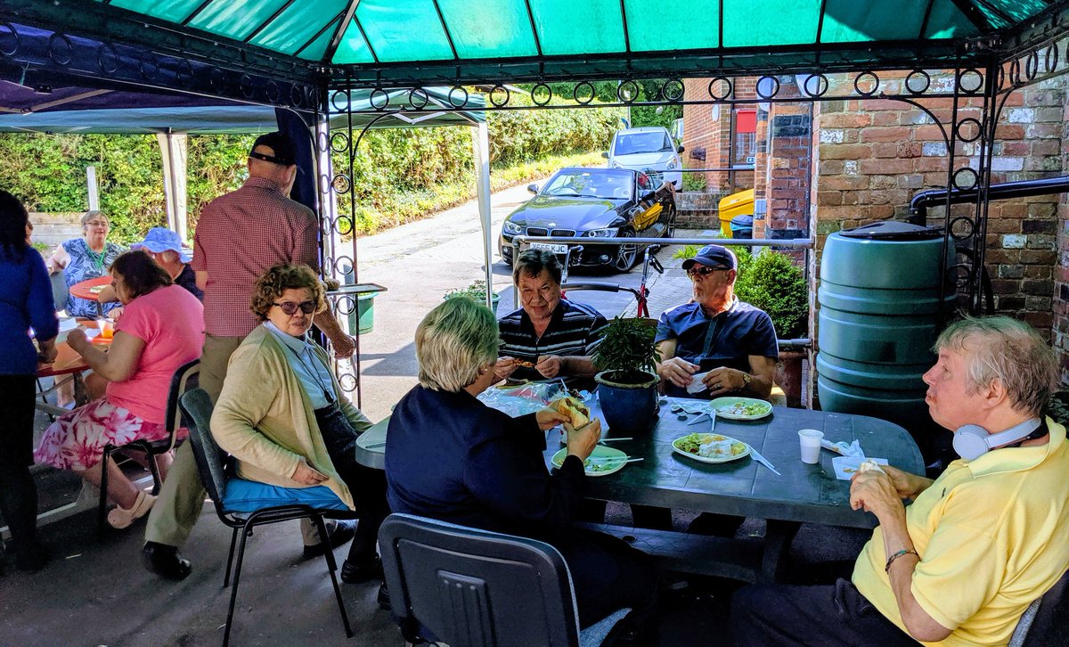 TentSocialHub's tweet photo. @TentSocialHub Disability Hub had a great BBQ today. Thank you to our brilliant Manager, Madeline, who left us today and we wish her well for her future 😁😁😁 #bbq #sun #summerbeginstoday #community #disabilityhub https://t.co/h79RDaXgcA