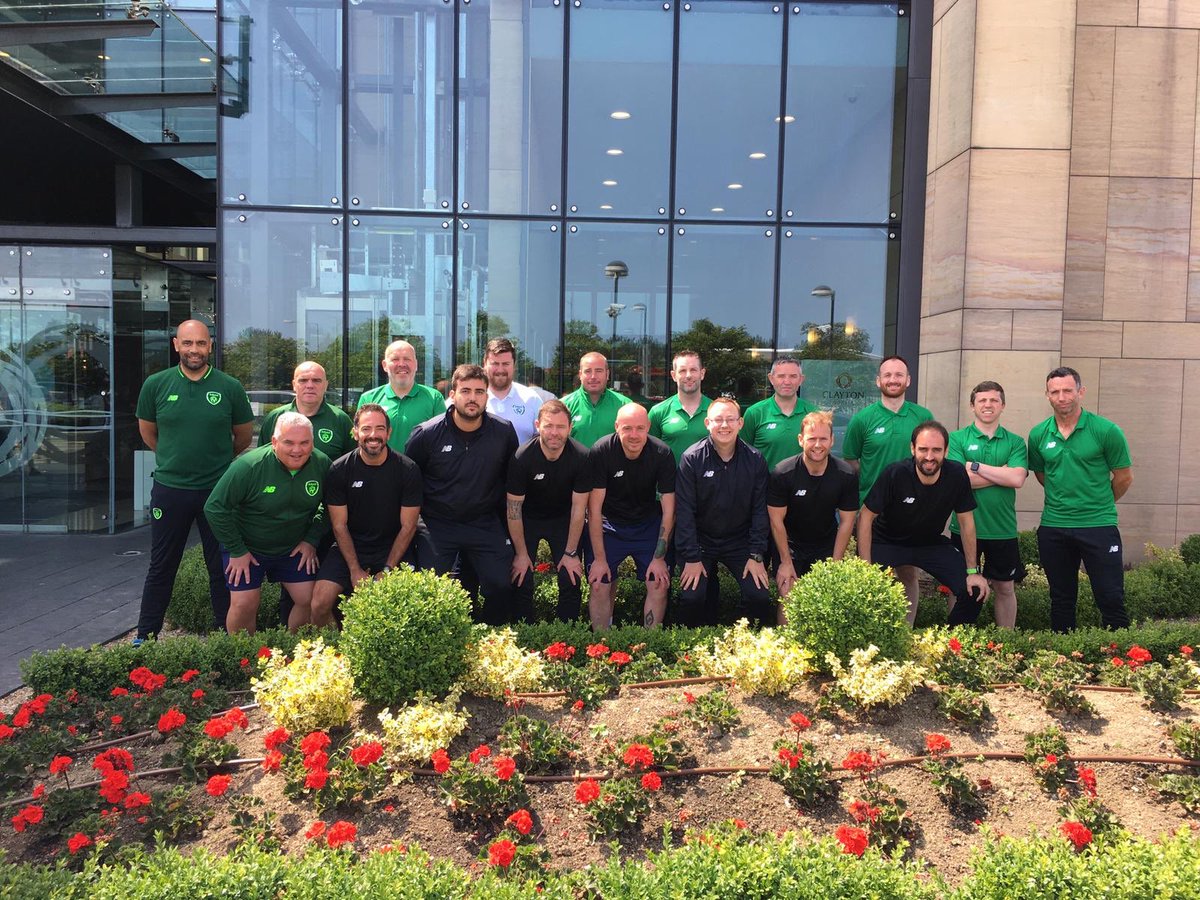 Great year with @FAICoachEd on @UEFA A licence course. Met some great lads, lots of learning, the tutors were amazing and some laughs along the way too!! #Coaching #RealityBasedLearning