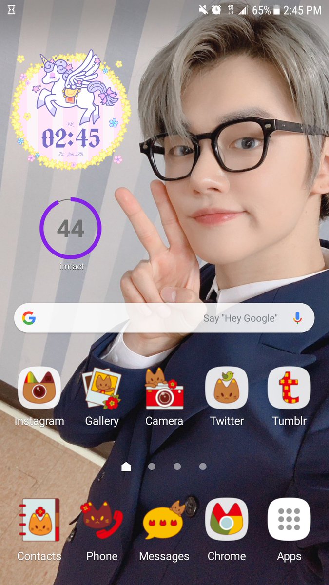 temporary home screen and lock screen update~taeho and yeonjun 