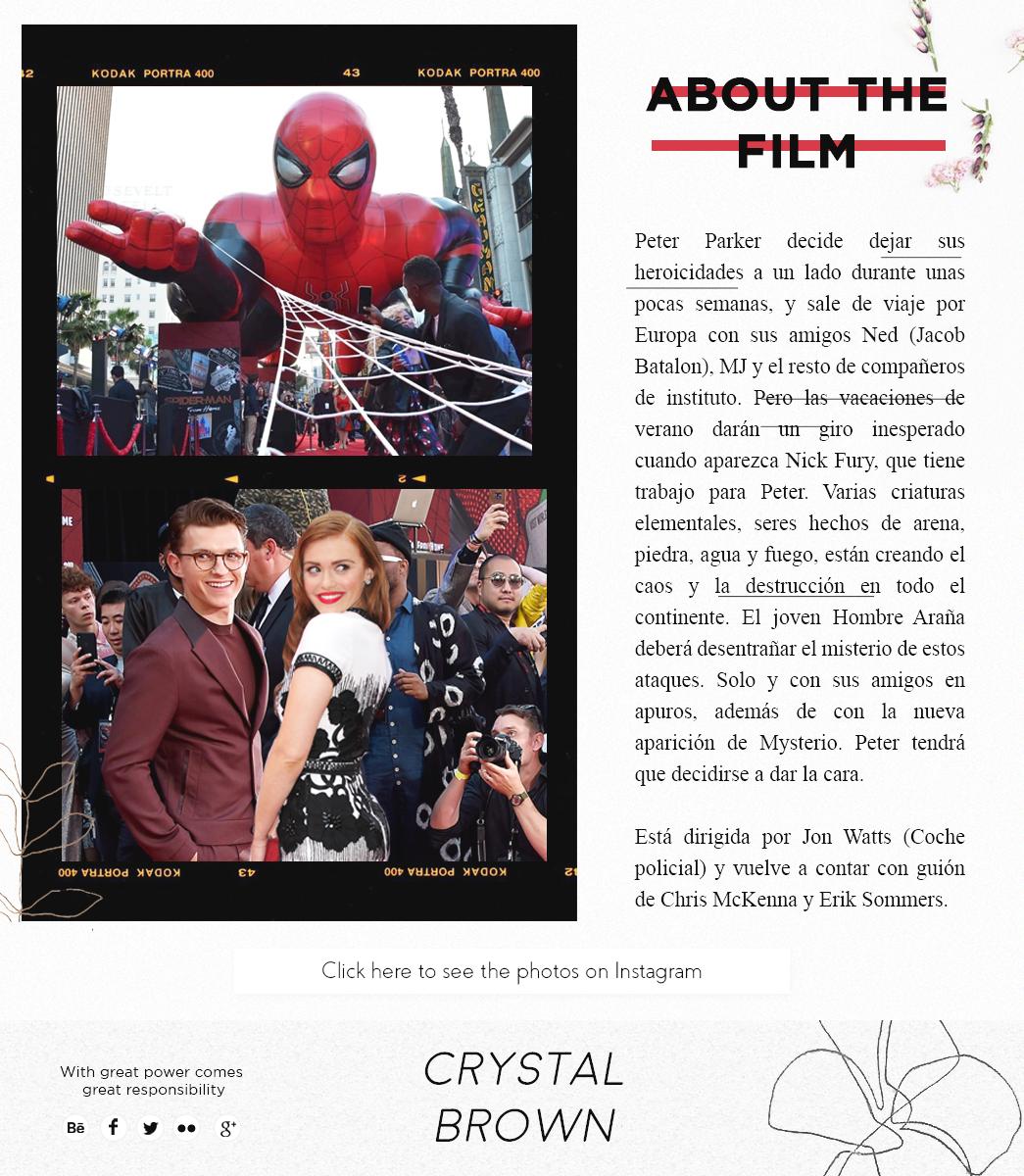 . . . (🕷) #SpidermanFFHRP

Ayer por todo el hype de la película se me pasó mostrarle fotos de lo que fue así que vengo a hacerlo ahora.