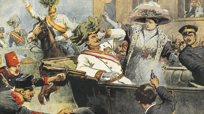 sbmaxeyhouse's tweet photo. This day, 1914: Serbian nationalist named spotted the Archduke Franz Ferdinand outside of a food shop in Sarajevo. He shot him fatally at around 11:30 A.M., setting off a chain of events that would lead to World War I beginning exactly a month later- July 28, 1914.
#MaxeyHouse https://t.co/H0S8YZU0gV