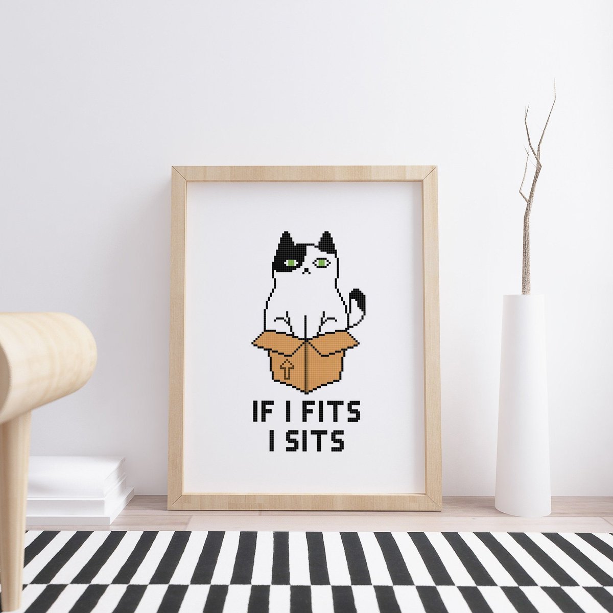 New pattern in the shop today! If I Fits I Sits Cat 😻 Check it out here >> etsy.com/listing/703720…

#crossstitch #cats #ififitsisits #crossstitchpattern #pattern #etsy #kitty #funnycrossstitch #cute #funny