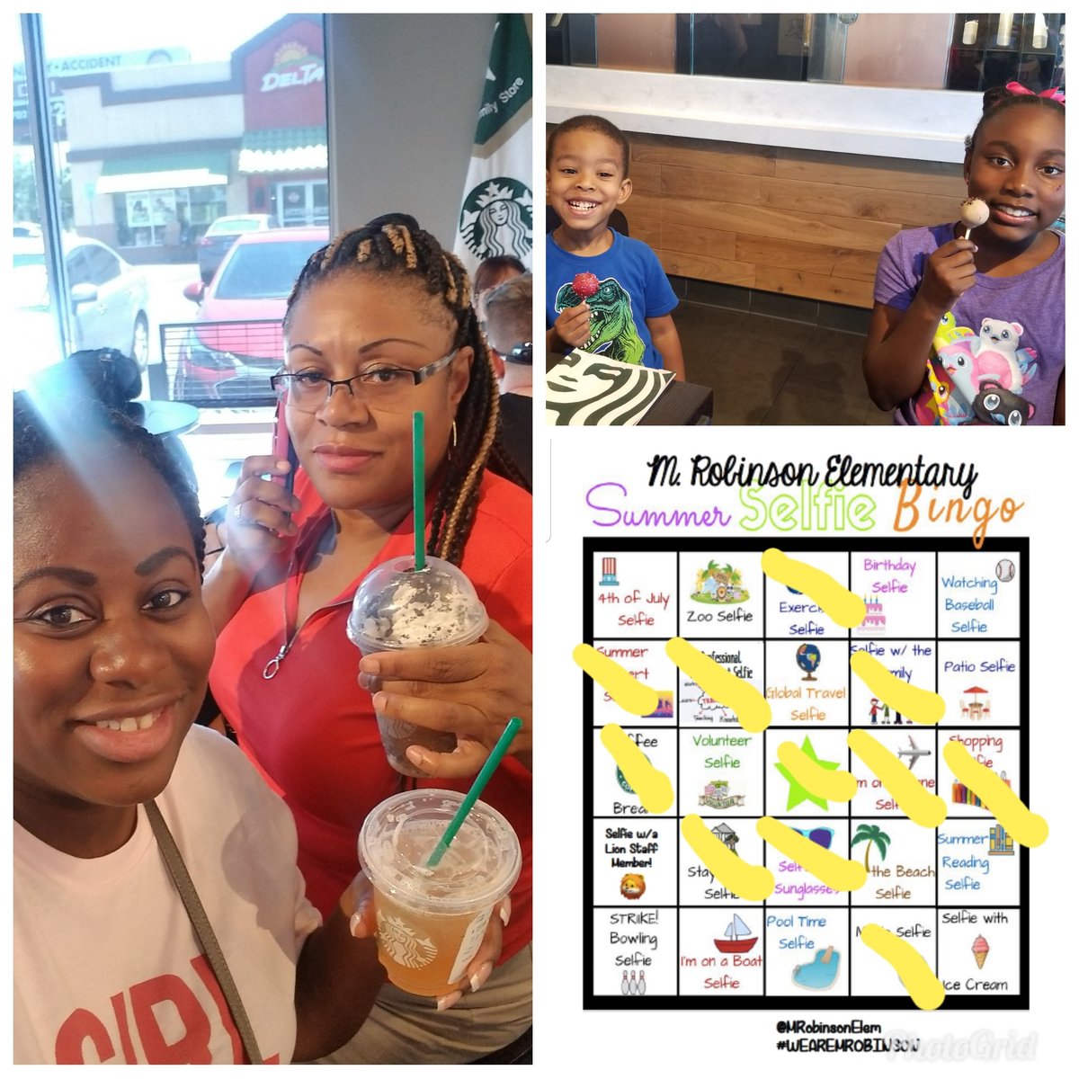 T_English3's tweet image. Coffee Break for Mom..peach green tea for me! @MRobinsonElem #wearemrobinson #MakingLearningMagical