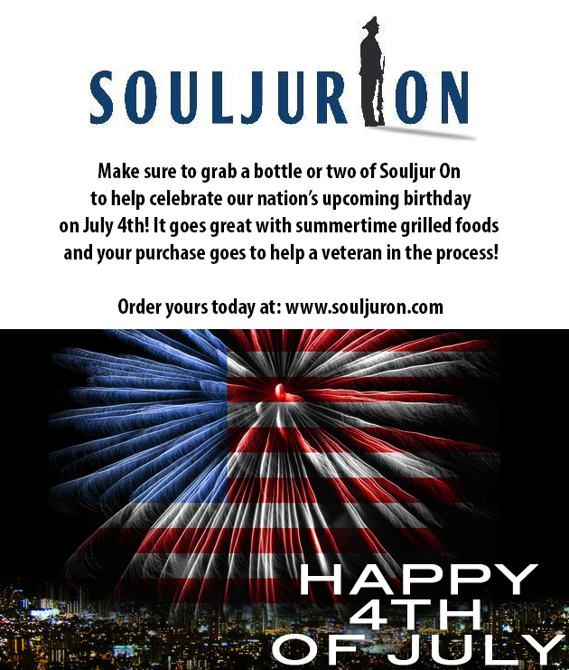 For those who love great wine and our vets!

A tasty vino that would pair great with July 4th food! And part of the proceeds go to help a wounded vet! 

souljuron.com

#Wine #WaWine #July4th #USA #Veterans #Vets #Military