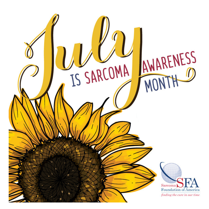 RichRumsey's tweet photo. RT @CureSarcoma: Today marks the start of #SarcomaAwarenessMonth. During July we highlight the extraordinary challenges that #Sarcoma patients face and the need for more #SarcomaResearch and better sarcoma therapies. #CureSarcoma https://t.co/ALH0Q6WDn6