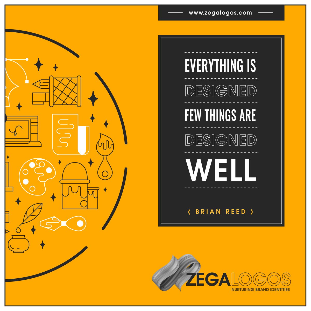 ZegaLogosTeam's tweet photo. Every Thing Is Designed Few Things Are Designed Well (Brain Reed)

#logodesign #brandslogodesign #professionallogodesign #logoservices #logos #seo #socialmediamarketing

https://t.co/FyHQVGGjj5 https://t.co/9WJI1oGthR