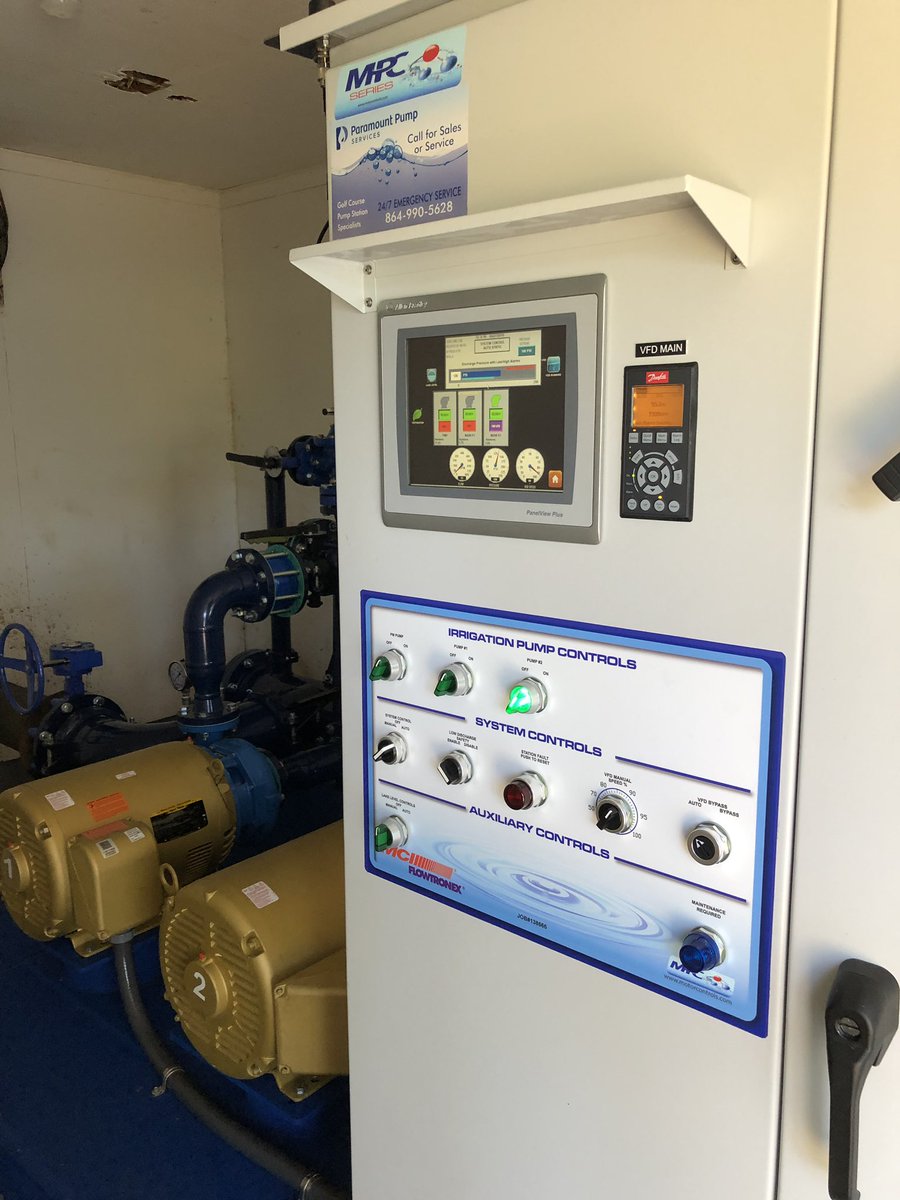 CCCAgry's tweet photo. It’s been a great week @CabarrusCC, the new front 9 pump station was installed and is officially up and running!  Great things happening at the club in the upcoming months. #outwiththeoldinwiththenew https://t.co/uewPFqLFEh