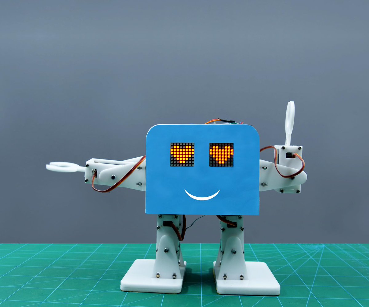 circuits24x7's tweet photo. Make Smartphone Controlled Humanoid Bipedal Robot Using Evive- Arduino Based Embedded Platform https://t.co/L0H1FMYjow https://t.co/lyH0bg4Nqu