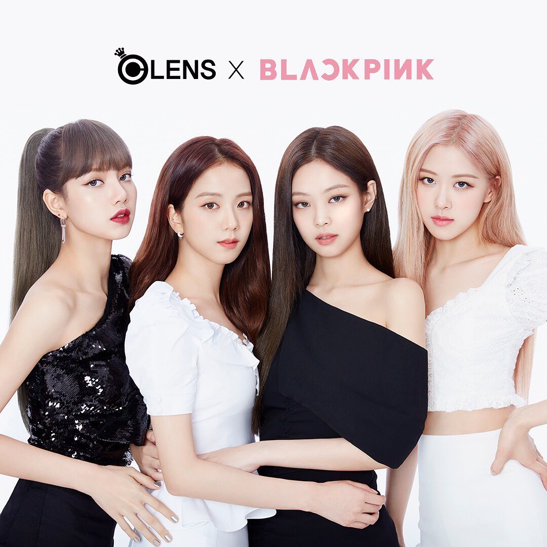 YGFFamily's tweet photo. BLACKPINK pour les lentilles OLENS. https://t.co/YCTvuybc0J