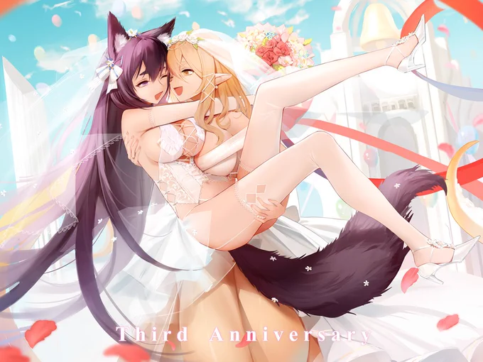 ♥MARRY♥ #オリジナル #看板娘 #Syrene #キセロ #ウェディングドレス #花嫁 #C96 https://t.co/AreEmyLV1S 
