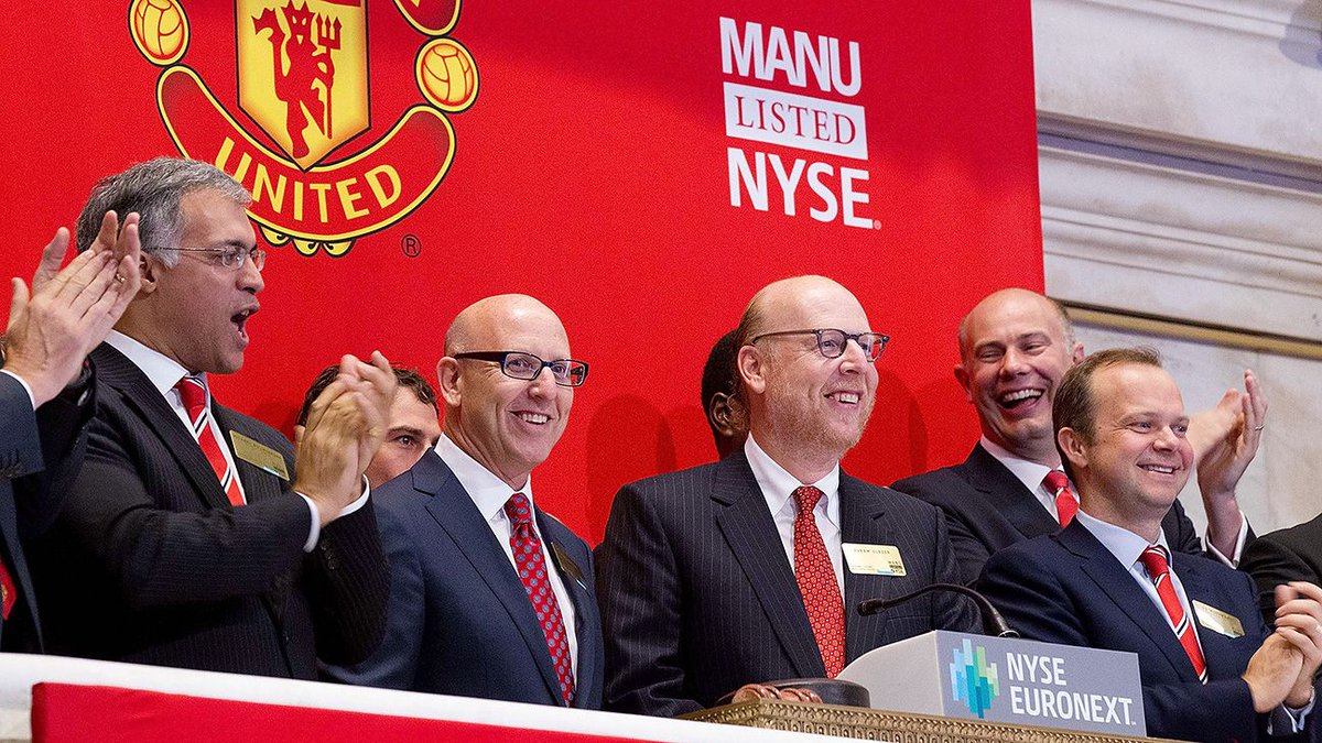 TotallyMUFC's tweet image. Time to get rid of these greedy leeches on our club. 

$MANU