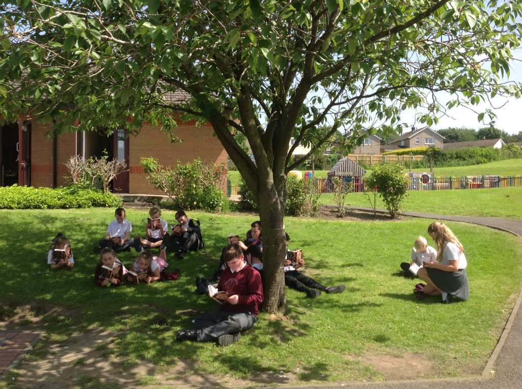 Holytrinityrc's tweet image. What better way is there to end the week? Reading Who Let the Gods Out by @MaryAliceEvans #mazevans #classread 📚🌞📚