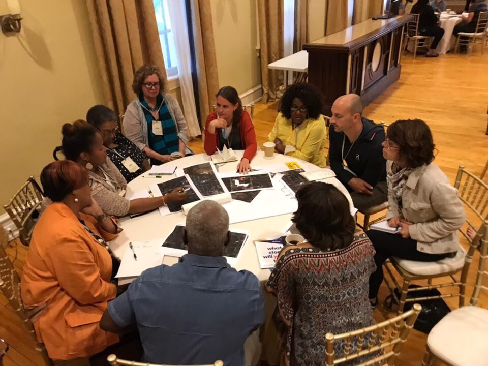 NDCMaryland's tweet photo. Reflecting on day one in Greenwood MS #communitythinktank inspired by community orgs working across the #delta #people #power brainstorming project ideas with designers and leaders from Drew MS #PeoplePlus2019 @ACDtweets @delta_d_b https://t.co/gICp4T1fWv
