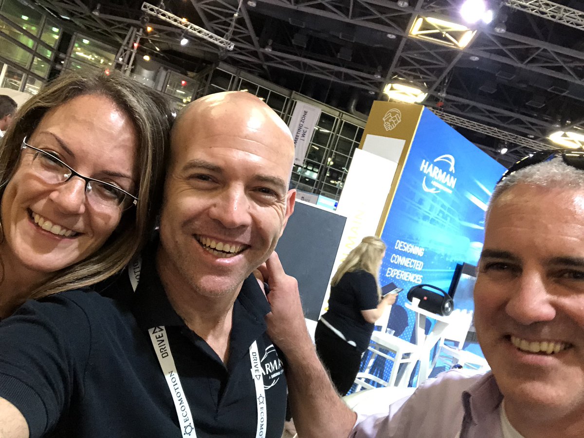 HARMANSecurity's tweet photo. We had a great time, as always, collaborating with #Israel leading #mobility and #automotive community - @EcoMotionIL! Watch @AsafAtzmon keynote below 👇👇 https://t.co/suw6su1Iv3