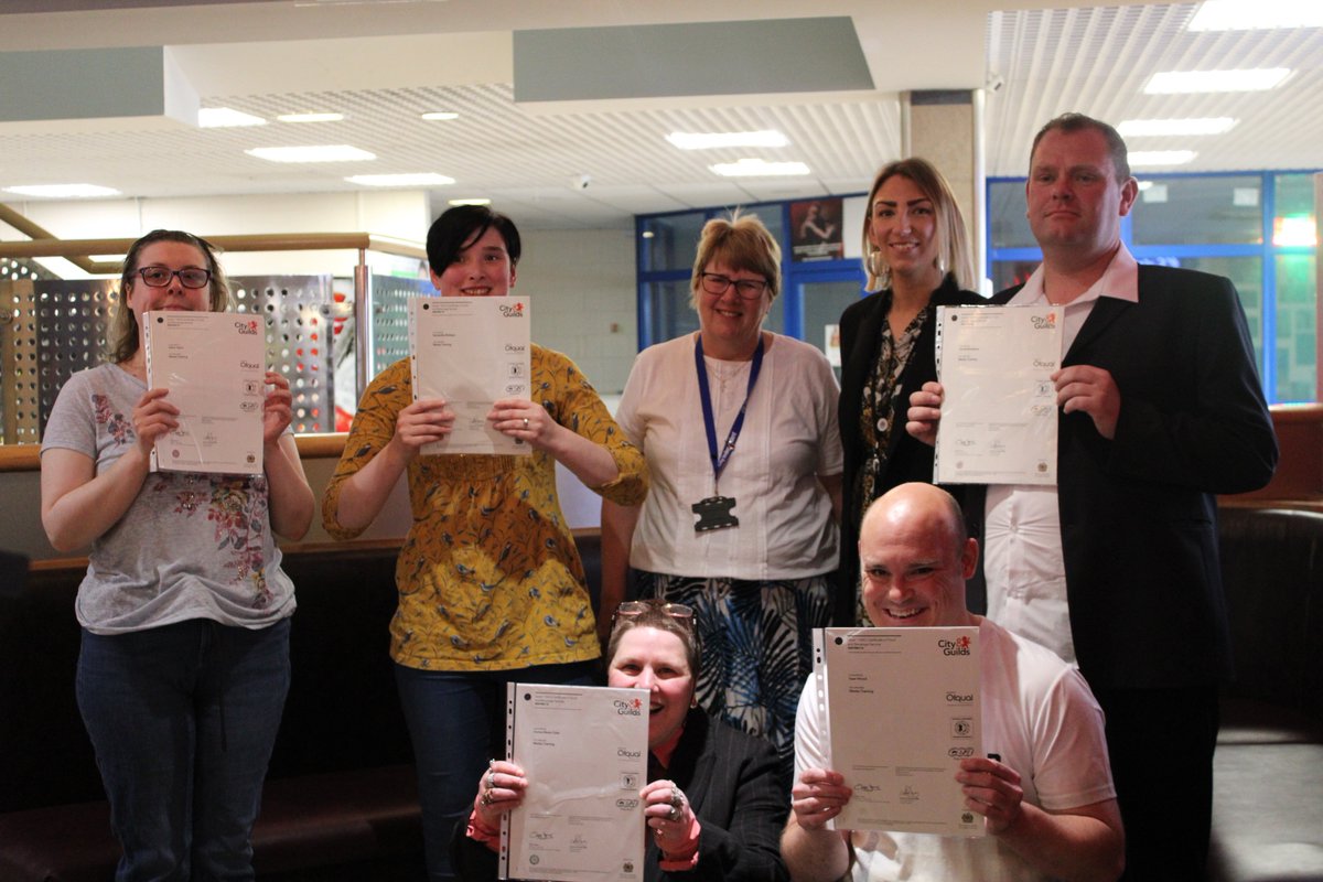 SoTCityCouncil's tweet photo. Cllr Ann James and Cllr @l_beardmore helped 6 adults with learning disabilities celebrate gaining their hospitality NVQs at the Riptide Cafe in Fenton Manor this week. 🎉 The adults have been supported by adult social care and leisure services.  More here: https://t.co/Ej3S9Yg3j2 https://t.co/zK2EvbxNFN